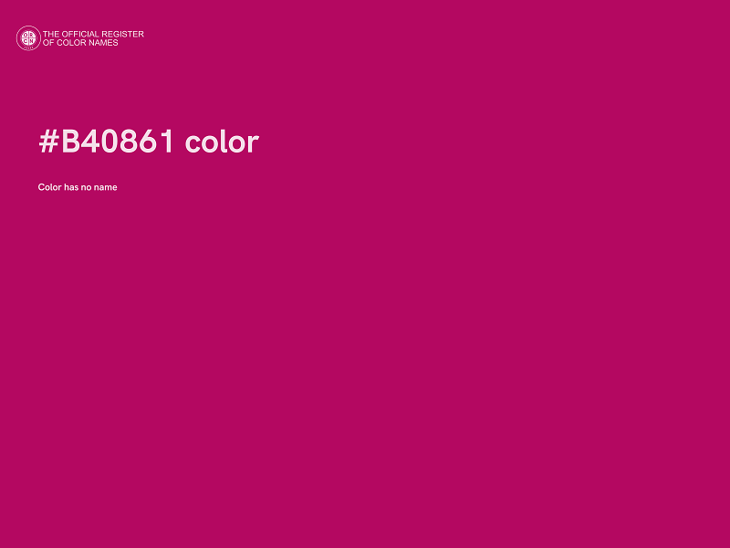 #B40861 color image