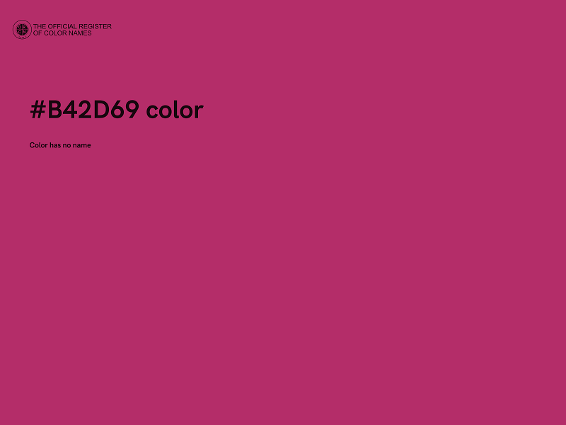 #B42D69 color image