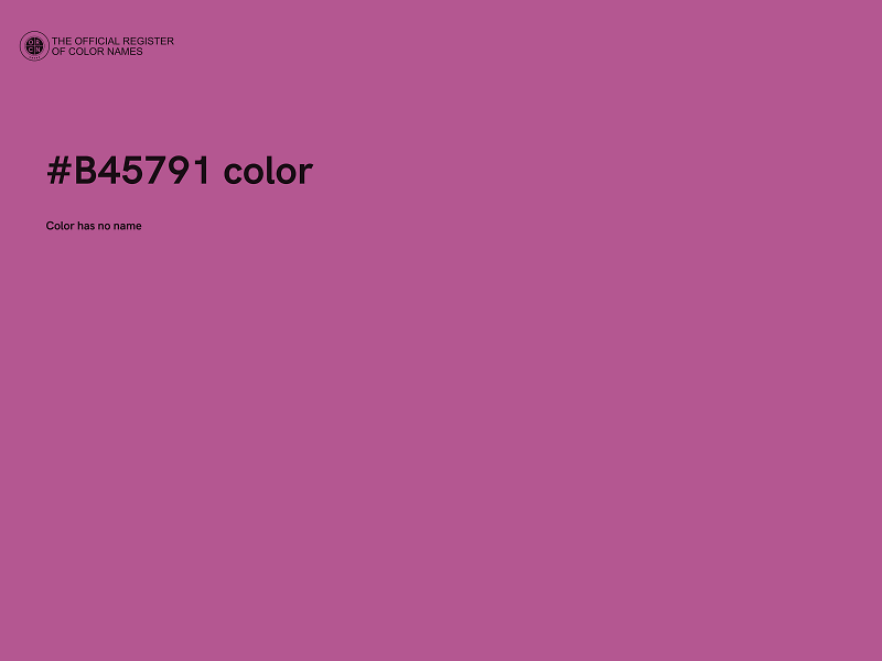 #B45791 color image