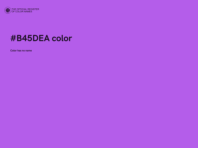 #B45DEA color image