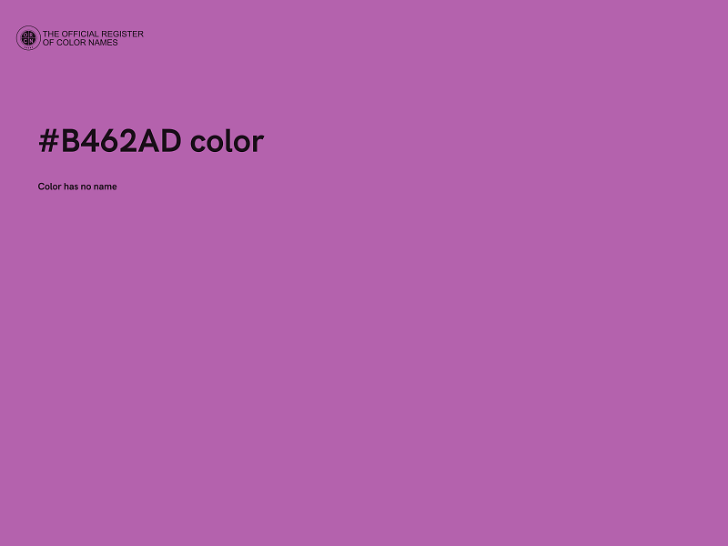 #B462AD color image