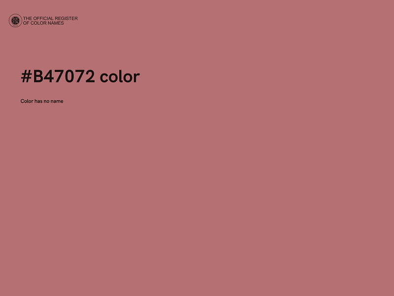 #B47072 color image