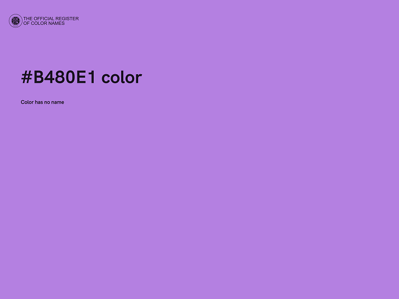 #B480E1 color image