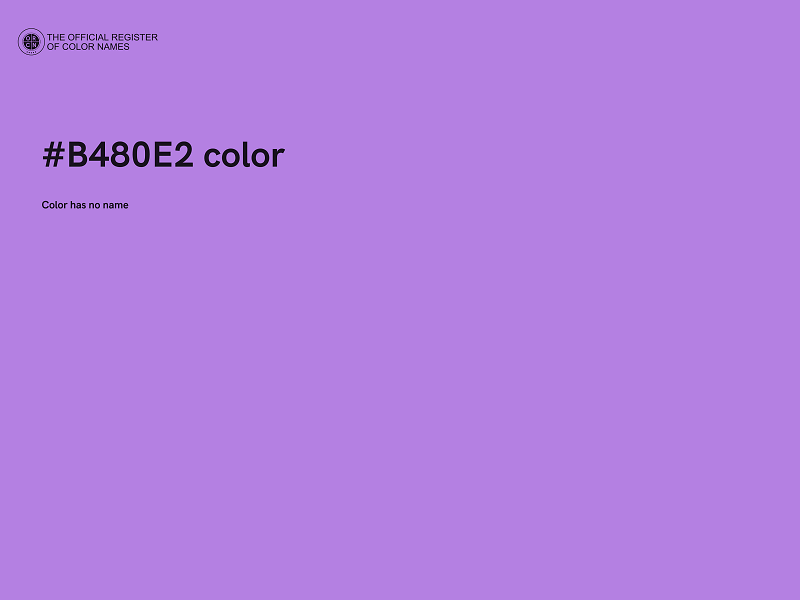 #B480E2 color image