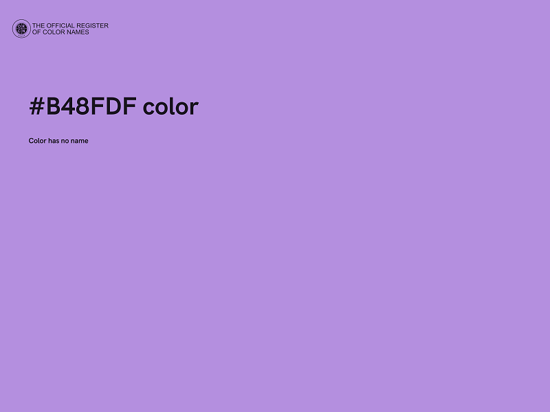 #B48FDF color image