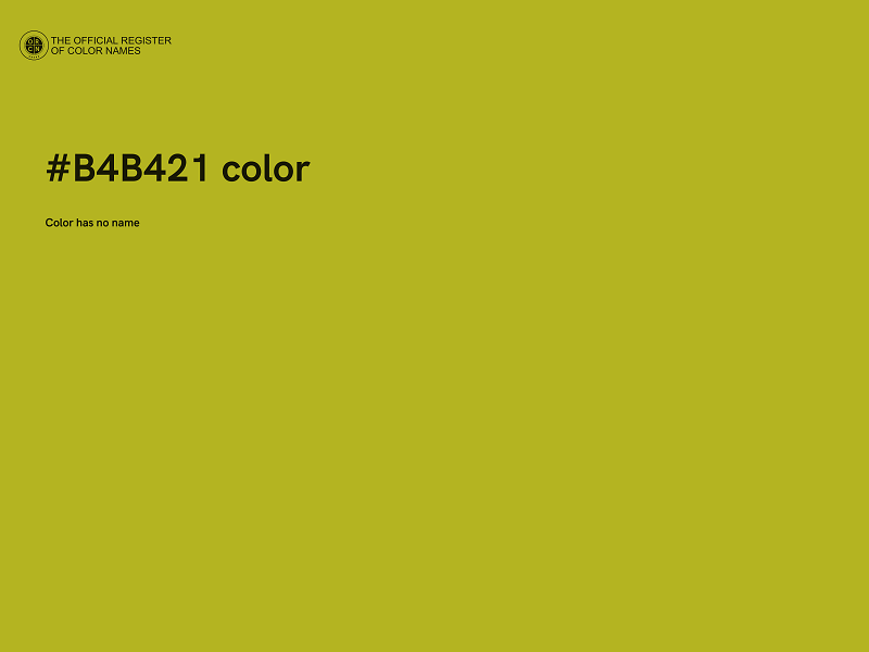 #B4B421 color image