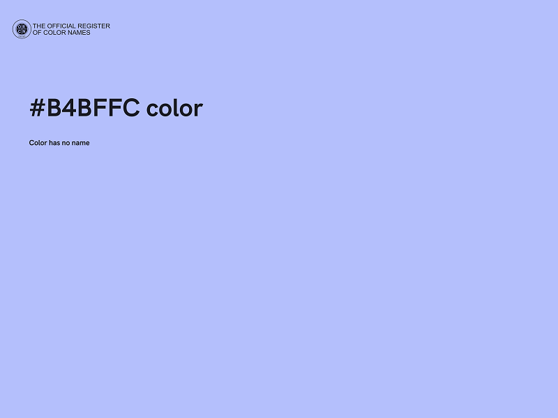 #B4BFFC color image