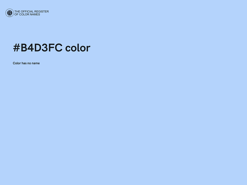 #B4D3FC color image