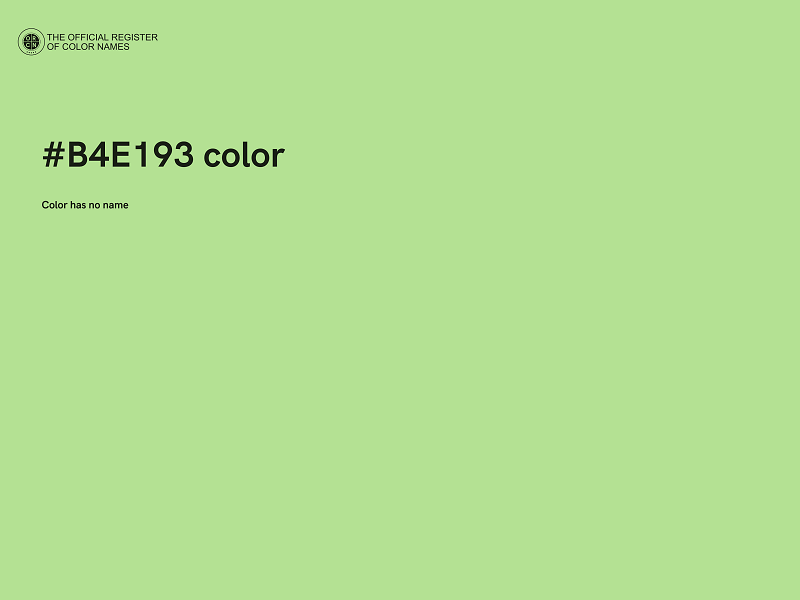 #B4E193 color image