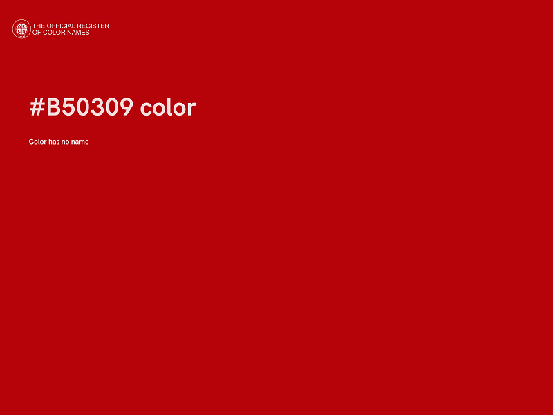 #B50309 color image