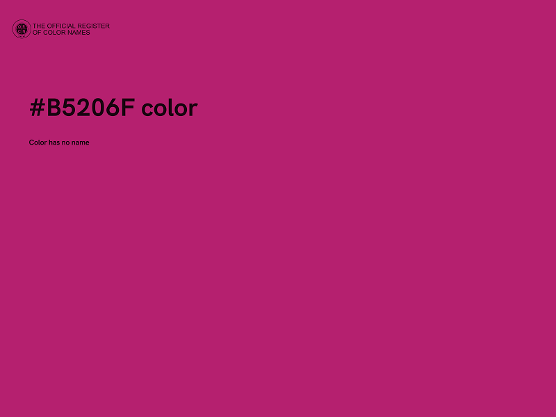 #B5206F color image