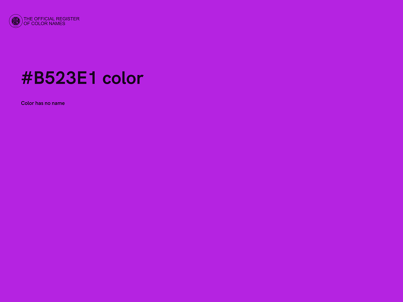 #B523E1 color image