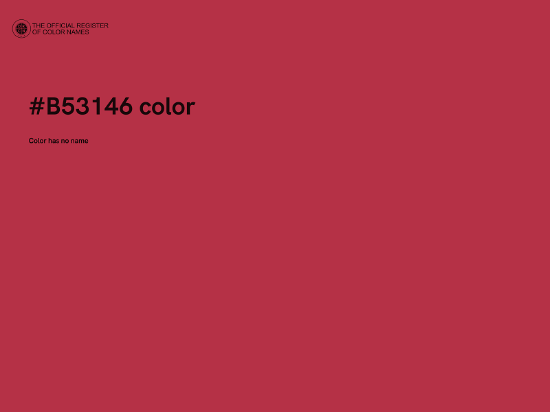 #B53146 color image