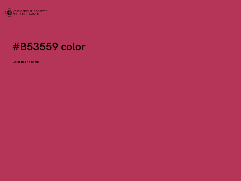 #B53559 color image