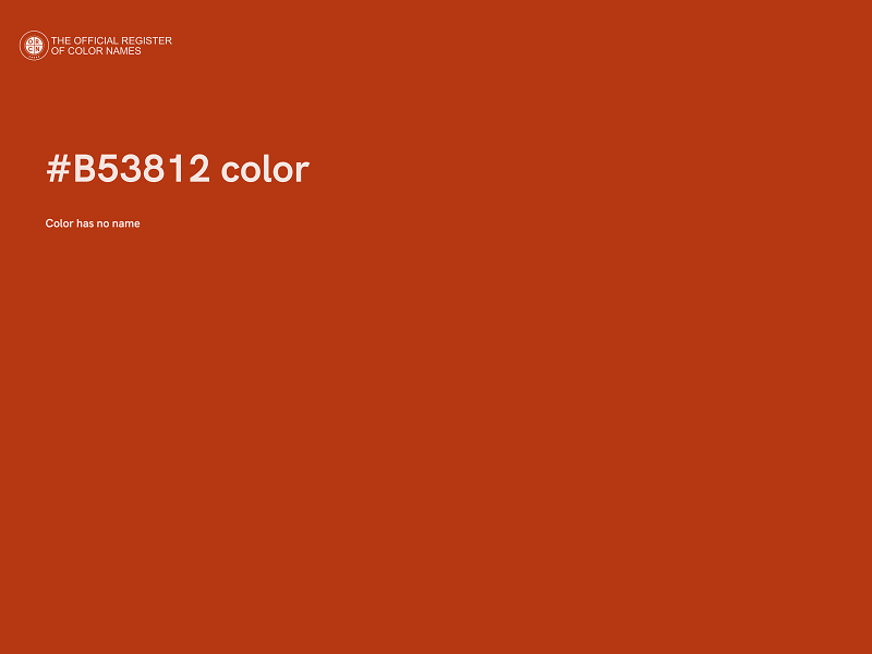 #B53812 color image