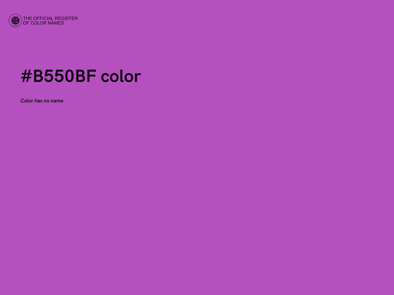 #B550BF color image