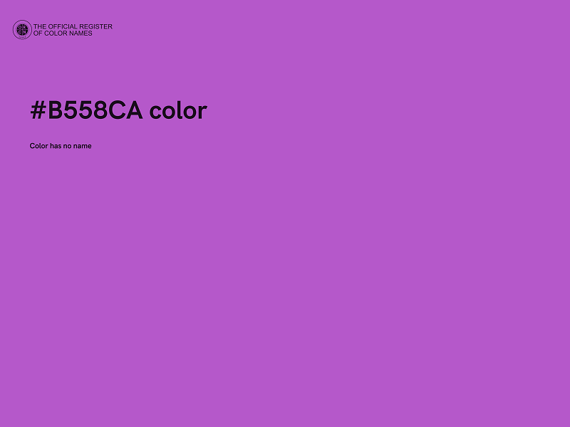 #B558CA color image