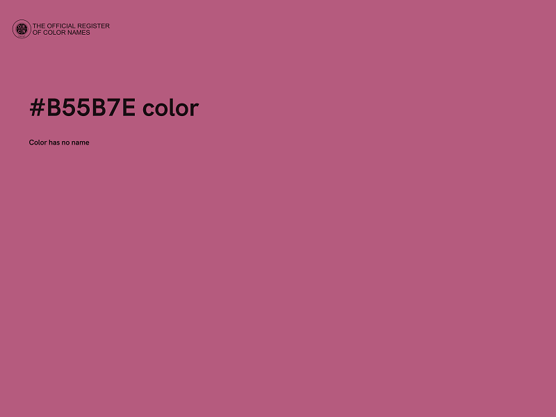 #B55B7E color image