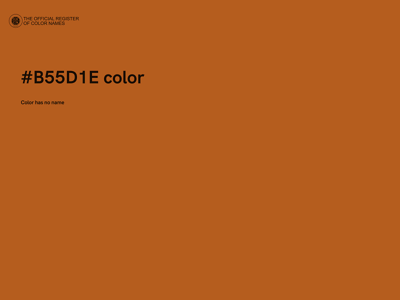 #B55D1E color image