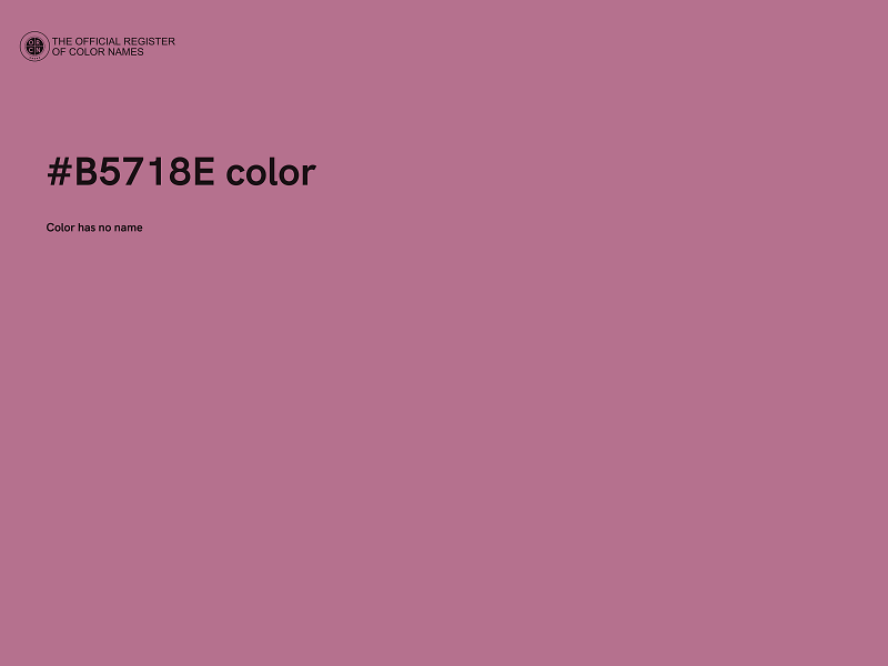 #B5718E color image