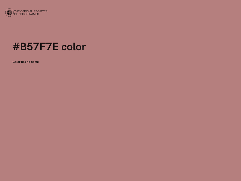 #B57F7E color image