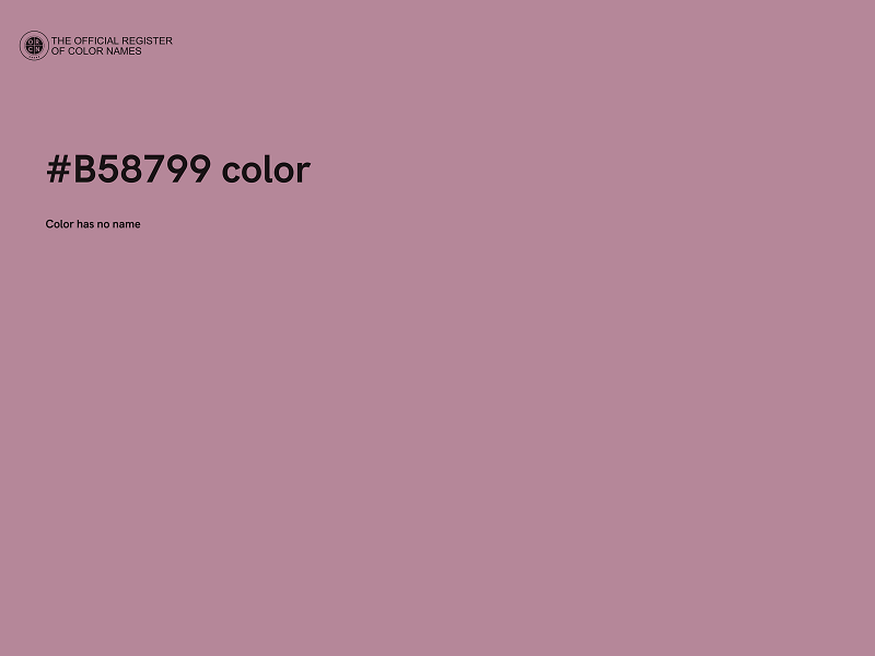 #B58799 color image