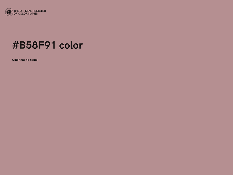 #B58F91 color image