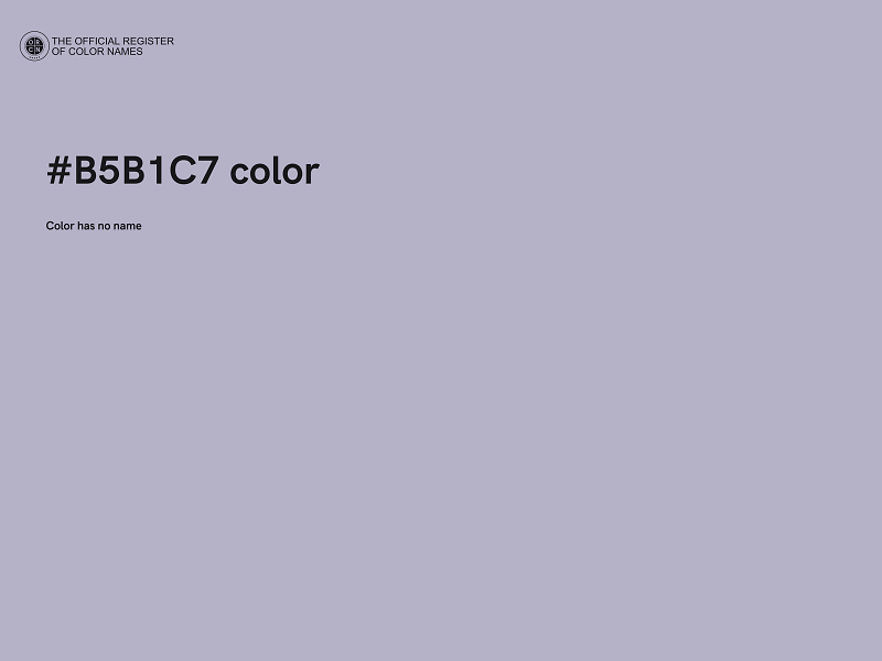 #B5B1C7 color image