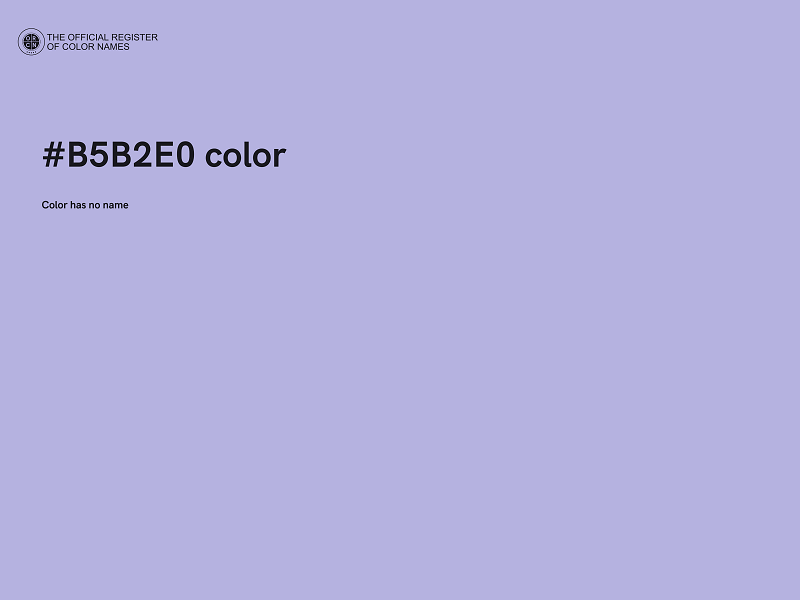 #B5B2E0 color image