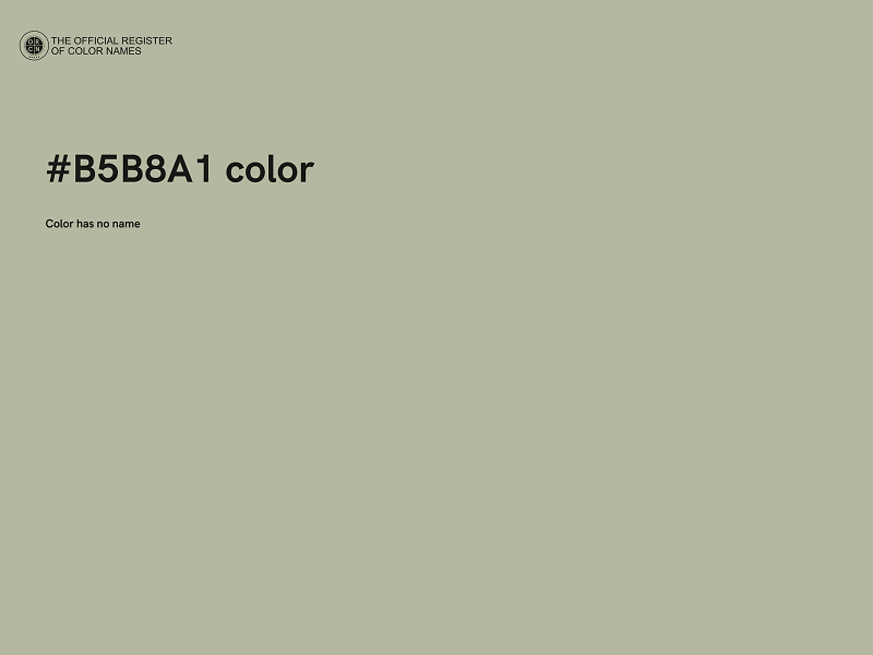 #B5B8A1 color image