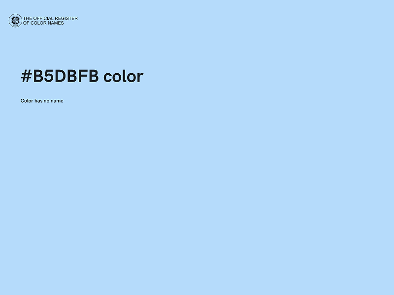 #B5DBFB color image