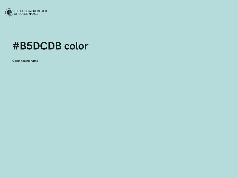 #B5DCDB color image