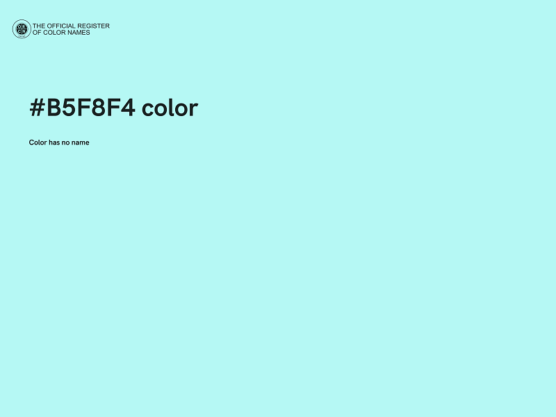 #B5F8F4 color image