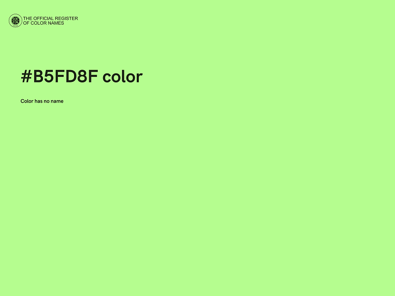 #B5FD8F color image