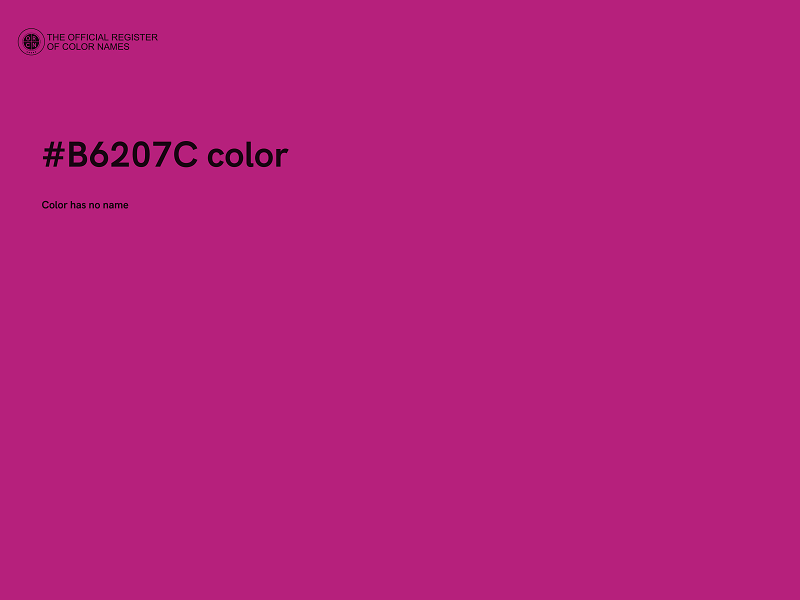 #B6207C color image