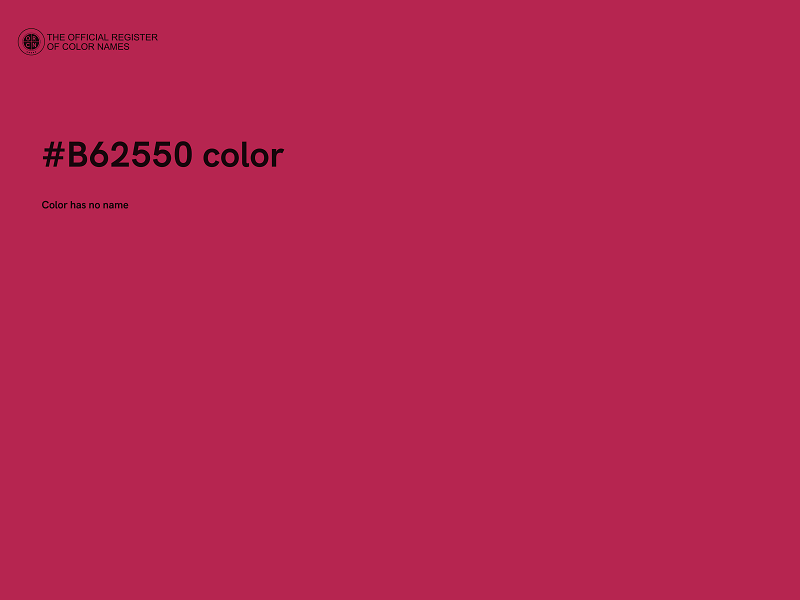 #B62550 color image