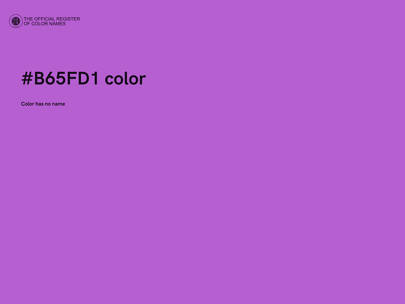 #B65FD1 color image