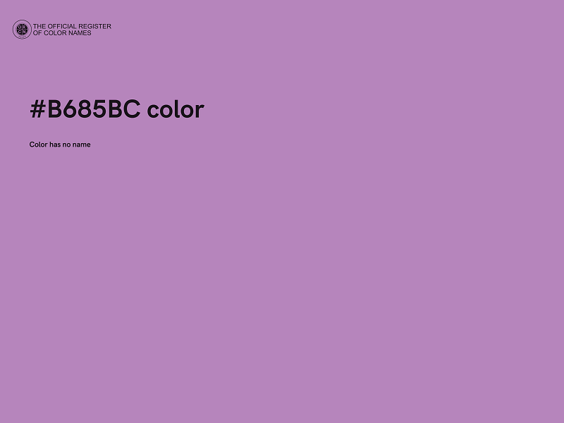 #B685BC color image