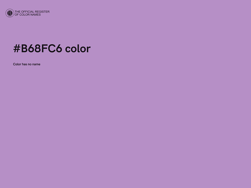 #B68FC6 color image