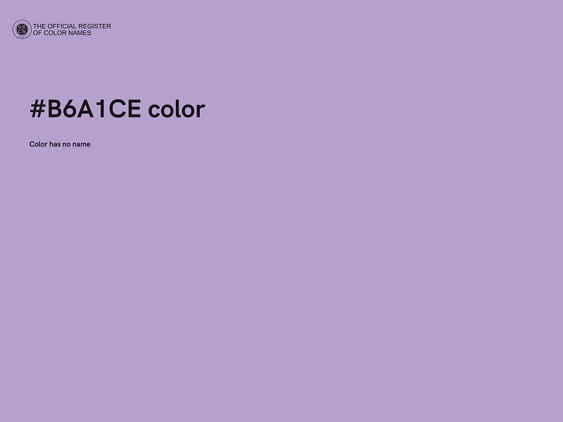 #B6A1CE color image