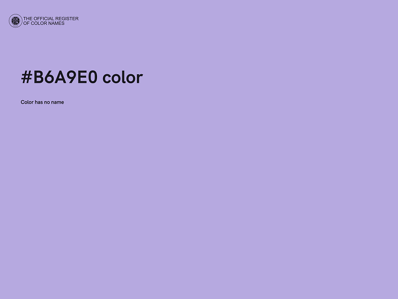 #B6A9E0 color image