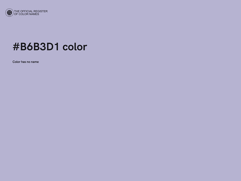 #B6B3D1 color image