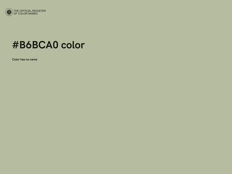 #B6BCA0 color image