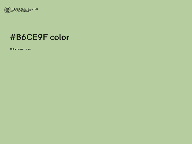 #B6CE9F color image