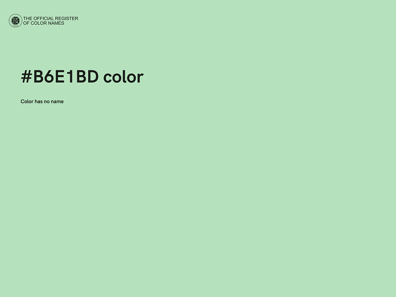 #B6E1BD color image