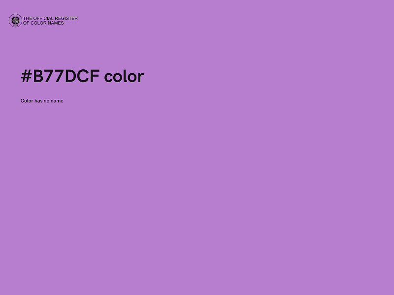 #B77DCF color image