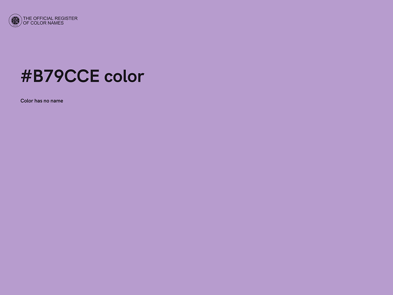 #B79CCE color image