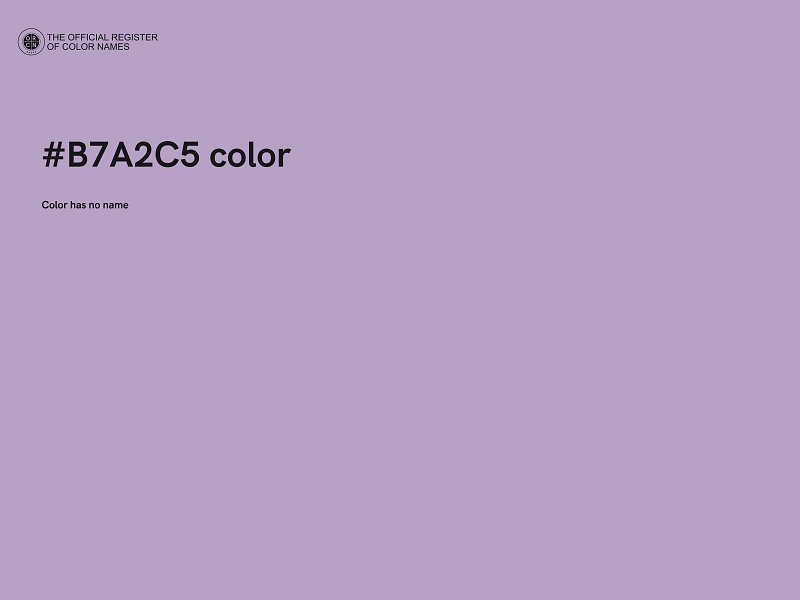 #B7A2C5 color image