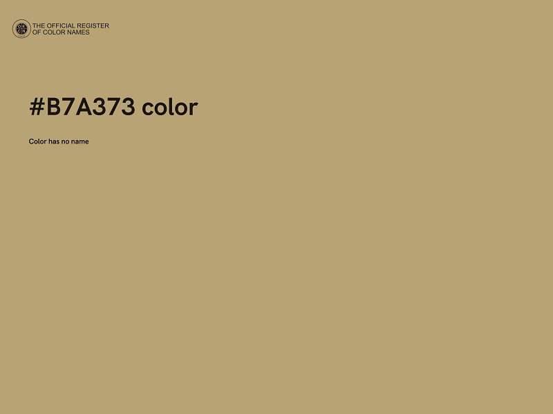 #B7A373 color image