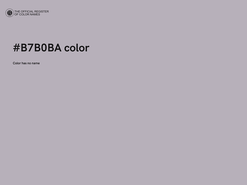 #B7B0BA color image